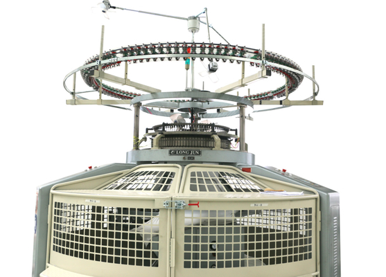 Machine à tricoter de trame circulaire de débardeur simple avec le système d'exploitation de pointe