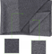 Tissu circulaire de Knit de couleur grise, tissu tricoté par trame cationique imperméable